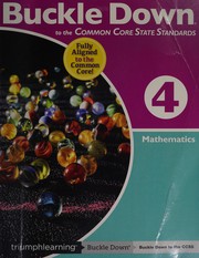 Cover of Buckle down to the common core state standards by Unknown