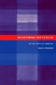 Cover of Redeeming Nietzsche by Giles Fraser