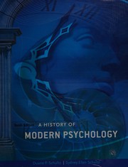 Cover of A history of modern psychology by Duane P. Schultz