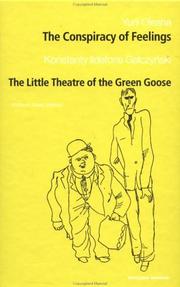 Front cover of Conspiracy of Feelings by Yurii Olesha and the Little Theatre of the Green Goose by Konstanty Iidefons Gaiczynski (Polish and East European Theatre Archive, 10) by Daniel Gerould