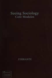 Cover of Seeing Sociology by Joan Ferrante