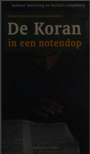 Cover of De Koran in een notendop by Robbert Woltering