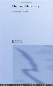 Cover of Men and Maternity by R. Mander
