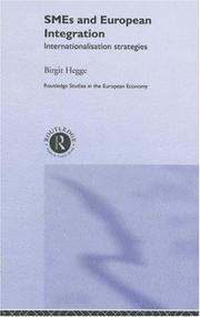 Front cover of SME's and European Integration by Birgit Hegge