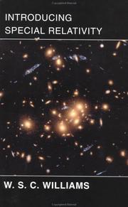 Cover of Introducing special relativity by W. S. C. Williams