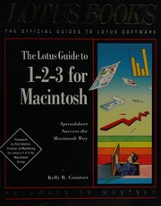 Front cover of The Lotus guide to 1-2-3 for Macintosh by Kelly Conatser