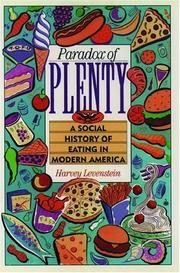 Front cover of Paradox of Plenty by Harvey A. Levenstein