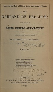 Cover of The garland of freedom by Wilson Armistead
