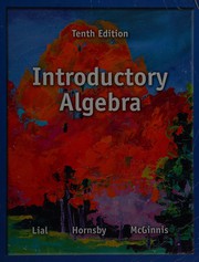 Front cover of Introductory algebra by Margaret L. Lial