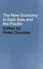 Cover of The new economy in East Asia and the Pacific by Peter Drysdale