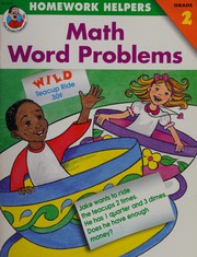 Cover of Math word problems by Robyn Silbey