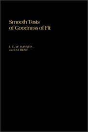 Front cover of Smooth tests of goodness of fit by J. C. W. Rayner
