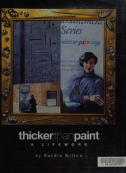 Cover of Thicker than paint by Sandra Wittow