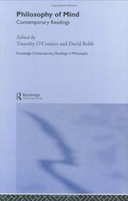Front cover of Philosophy of Mind by T. O'connor