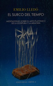 Cover of El surco del tiempo by Emilio Lledó Iñigo