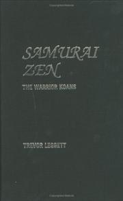 Cover of Samurai Zen by Trevor Leggett
