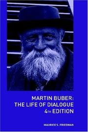 Cover of Martin Buber by Maurice S. Friedman