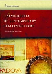 Front cover of Encyclopedia of Contemporary Italian Culture by Gino Moliterno