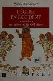 Front cover of L' Eglise en occident by Mireille Baumgartner