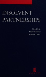 Cover of Insolvent partnerships by Glen Davis