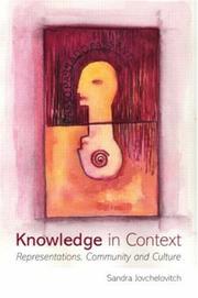 Cover of Knowledge in Context by Sandra Jovchelovitch