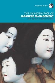 Front cover of The changing face of Japanese management by Jackson, Keith