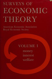 Cover of Surveys of economic theory by American Economic Association