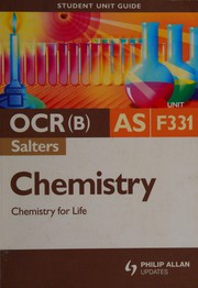 Front cover of OCR(B) AS Chemistry (Salters) Student Unit Guide by Frank Harriss