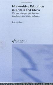 Cover of Modernising Education in Britain and China by Patricia Potts
