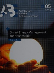 Front cover of Smart energy management for households by Sonja van Dam