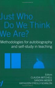 Front cover of Just who do we think we are? by Claudia Mitchell