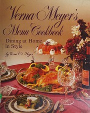 Cover of Verna Meyer's Menu cookbook by Verna E. Meyer