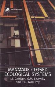 Cover of Manmade closed ecological systems by I. I. Gietlson