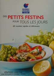 Front cover of Des petits festins pour tous les jours by Unknown