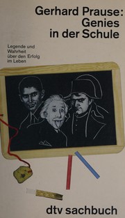 Cover of Genies in der Schule by Gerhard Prause