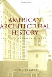 Cover of American architectural history by Keith Eggener