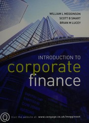 Front cover of Introduction to corporate finance by William L. Megginson