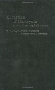 Cover of Christina of Markyate by Henrietta Leyser