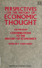 Front cover of Perspectives on the History of Economic Thought by D. E. Moggridge