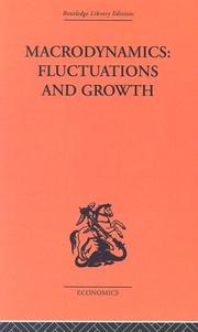 Front cover of Macrodynamics, fluctuations and growth by Pierre-Yv Hénin