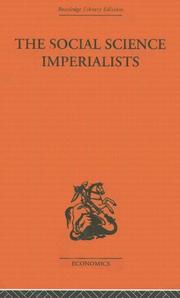 Cover of Social Science Imperialists by G. C. Harcourt