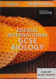 Front cover of Edexcel International GCSE Biology by Chris Sunley