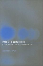 Front cover of Paths to democracy by Rosemary H. T. O'Kane