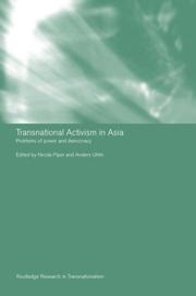 Cover of Transnational activism in Asia by Nicola Piper