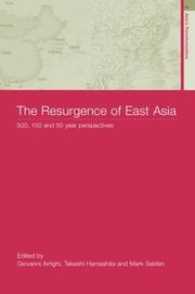 Cover of The Resurgence of East Asia by Giovanni Arrighi