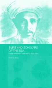 Front cover of Sufis and scholars of the sea by Anne K. Bang