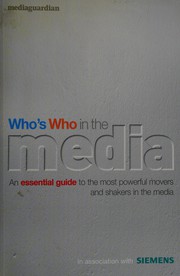 Front cover of WHO'S WHO IN THE MEDIA by Rick Peters