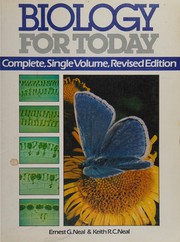 Front cover of Biology for today by Ernest G. Neal