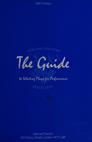 Cover of The guide to selecting plays for performance by Anon