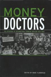 Cover of Money Doctors by Marc Flandreau
